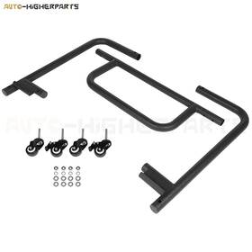 10222890 Higher-autoparts For 87-19 Jeep Wrangler Jk Jl Tj Yj Hard Top Carrier Storage Cart Rack Sliding