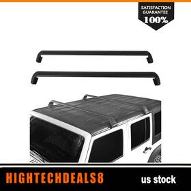 Htc11139663c Hightechdeals8 Roof Rack Cross Bars Cargo Luggage Carrier For Jeep Wrangler 2010-2023