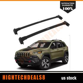 Htc11766274a Hightechdeals8 Cross Bar For 2015-2020 Jeep Cherokee Roof Rack Luggage Carrier