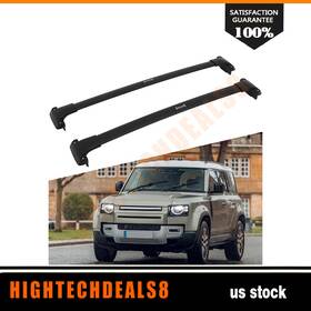 Htc11766390a Hightechdeals8 Roof Rack Cross Bar Set For 2020-2021 Land Rover Defender Cargo Luggage Carrier