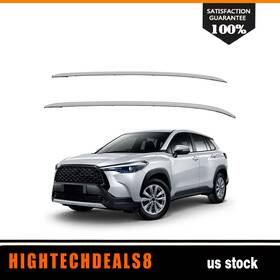 Htc13109914b Hightechdeals8 Roof Rack Side Rail Luggage Carrierfor 2022-2023 Toyota Corolla Aluminum