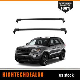 Htc13116871b Hightechdeals8 Roof Rack Cross Bar Luggage Carrier For 2016-2019 Ford Explorer Aluminum