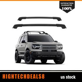 Htc13116901d Hightechdeals8 Roof Rack Cross Bar For 2020-2021 Ford Bronco Sport Black Luggage Carrier