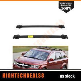 Htc17068967a Hightechdeals8 For 2009-2018 Dodge Journey Black Roof Rack Cross Bar Luggage Carrier