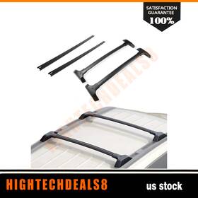 Htc83812223a Hightechdeals8 Roof Rack Cross Bar And Side Rails Set For 2009-2017 Chevy Chevrolet Traverse