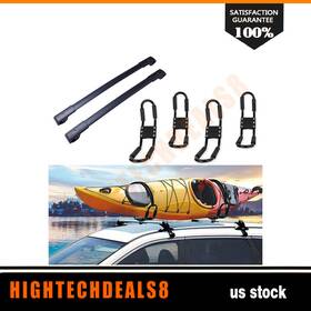 Htc83813785a Hightechdeals8 Roof Rack Cross Bar Carrier For 14-19 Subaru Forester Black Rooftop Kayak