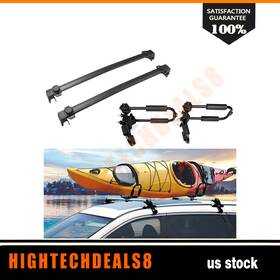 Htc83815020a Hightechdeals8 Roof Rack Cross Bar For 2007-2017 Jeep Patriot Rooftop Kayak