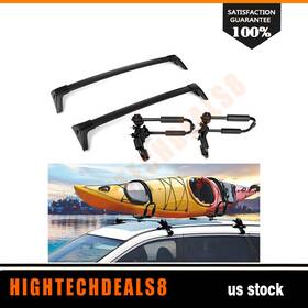 Htc83816912b Hightechdeals8 Roof Rack Cross Bar For Toyota Rav4 2019-2020 With Top Mount J Kayak