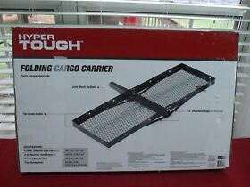 10101168 Hiper Tough Cargo Carrier Folding Luggage Holder Basket Rack 2inch Receiver 500 Lb