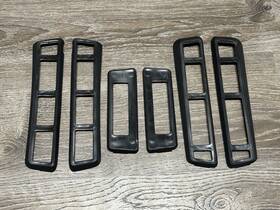 018677b Honda 97 01 Cr-v Crv 6piece Roof Rack Support Pad Gasket Cover Trim Oem 98 99 00