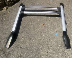 08l02 Honda 100a 06-14 Ridgeline Roof Rack Rail Luggage Cargo Carrier Cross Bars Oem