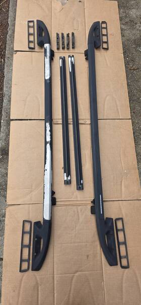 08l02-sx0-100f Honda 1995-1998 Odyssey Roof Rack Oem Cross Bars Complete Unit
