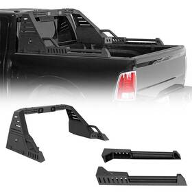 Hooke Road 797034992738 Textured Bed Roll Bar Steel For F-150 Silverado/sierra/ram 1500 Tundra 5.5 Feet