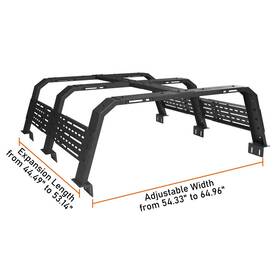 Hooke Road 990199039914 Steel Bed Cargo Rack Or Platform Fit Jeep Gladiator Jt And Tacoma