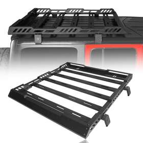 Bxg.3035-s Hooke Road For 2018-2023 Wrangler Jl Gladiator Jt Off-road Roof Rack Cargo Storage Basket