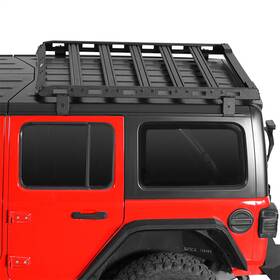 Bxg.3047-s Hooke Road Roof Rails Rack Cargo Carrier Aluminum Fit 2018-24 Jeep Wrangler Jl Gladiator Jt