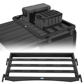 Hooke Road Bxg.3108-s Fit 18-26 Jeep Wrangler Jl 2-door Steel Roof Rack Cargo Luggage Carrier Basket