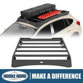 Bxg.4706-s Hooke Road Roof Rack Cargo Basket Carrier Aluminum For Subaru Xv Crosstrek 13-17