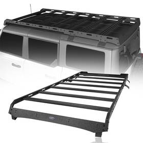 Bxg.8906-s Hooke Road Overland Roof Rack Storage Cargo Basket Carrier For 2021-2025 Ford Bronco 4-door