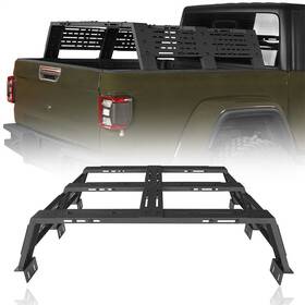 Bxg.9903-1s Hooke Road 12.2 Inch High Overland Bed Rack Fit 20-24 Jeep Gladiator Jt And 05-23 Toyota Tacoma