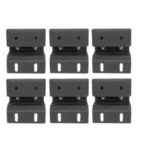 Tkm.10022 Hooke Road Black Steel Bed Rack Raise Mounted Brackets Kit For Toyota Tacoma 05-21 Tonneau