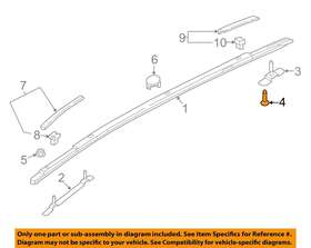 1243304127b Hyundai Oem 16-18 Tucson Trunk Lid-upper Molding Upper Bolt