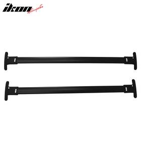 5-rrcb-fexpl16oe Ikon Motorsports Fits 16-19 Ford Explorer 4dr Aluminum Roof Rack Rail Luggage Carrier Cross Bars
