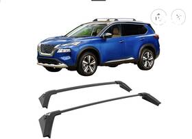 5-rrcb-nsrg21 Ikon Motorsports Fits 21-25 Nissan Rogue Aluminum Roof Rack Cross Bars Luggage Carrier With Lock