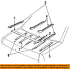 10049632 Insulator Gm Oem Luggage Cutlass Oldsmobile Carrier-slat Supreme