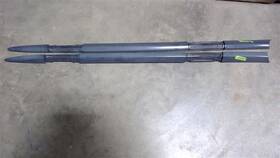 148.is1899 Isuzu 1999 Vehicross Set Of 2 Luggage Roof Rack Rails Left And Right 69115