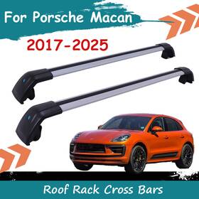 Bh1x0000sh0qhg00 Itspicka Anti-theft Roof Rack Cross Bars For Porsche Macan 2017-2025 Cargo Racks 165lbs