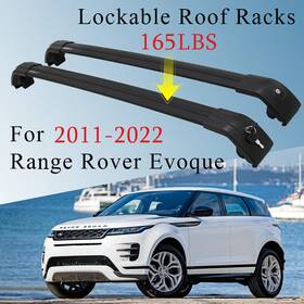 Bh600000sh0qhg00 Itspicka Lockable Aluminium Cross Bars For Range Rover Evoque 2011-2022 Black Roof Racks