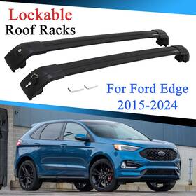 Bh700000sh0qhg00 Itspicka Lockable Roof Rack Cross Bars For Ford Edge 2015-2024 With Flush Side Rails