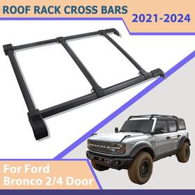 C709v07 Itspicka 330lbs Roof Rack Rail Cross Bar Kit 5pcs For Ford Bronco 2 Door 4door 2021-2024