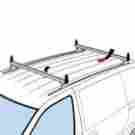 J2102s Vantech Silver Universal Fitment J2000 Ladder Roof Van Rack 60 Tracks 50 Bars