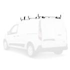 J2203s Vantech Bar Ladder Roof Rack Fits Ford Transit Connect Silver