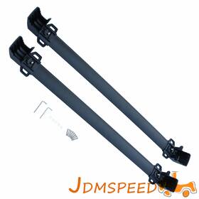 Jdmspeed 630128431273 Roof Rack Cross Bars Rail Luggage Carrier Black For 2011-2016 Jeep Compass
