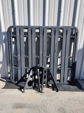 1091-na Jeep Rhino Rack With Backbone Plates Off 2020 Wrangler