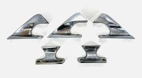 13014169251092 Jeep 1987 Grand Wagoneer Set Of Roof Rack Cross Bar End Post Stands 5 Pcs