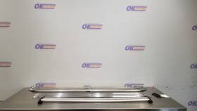 148.am8488 Jeep 88 Grand Wagoneer Complete Luggate Rack Rail Set With Roof Slats Chrome