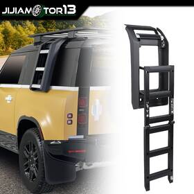 J-02etb4129abk Jijiamotor13 Side Roof Rack Access Ladder Fit For Land Rover Defender 90/110 2020-2022 L663