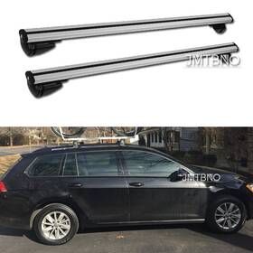 92016 Jmtbno 53ftft Car Roof Rack Cross Bar Luggage Carrier With Lock For Volkswagen Golf Alltrack