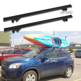 92016bk Jmtbno 53 Inch Car Roof Rail Rack Cross Bars Aluminum Luggage Carrier For Chevrolet Trax Lt