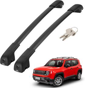 A1317-05322-bk Joytutus For 15-24 Jeep Renegade Lockable Roof Rack Cross Bars Aluminum Anti Theft Black A1317-05322-bk Joytutus For 15-24 Jeep Renegade Lockable Roof Rack Cross Bars Aluminum Anti Theft Black
