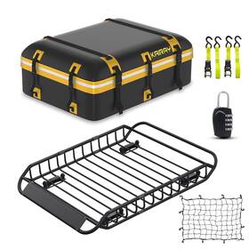 Hy1004-a Kairay Universal Roof Rack Cargo Basket 50x36 For Suvs Trucks Cars Waterproof Bag