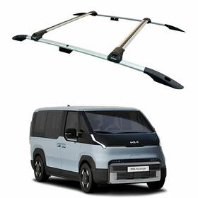 Ky-5457434 Kia For Pv5 Roof Side Rails And Rack Cross Bars Silver