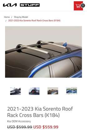 R5f21-au100 Kia New Oem Roof Rack For Sorento Seltos
