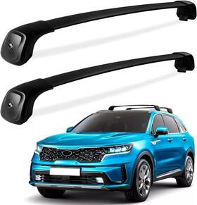 Wd-614802 Kia 260lbs Lockable Aluminum Roof Racks Cross Bars Fit For 2021-2025 Sorento