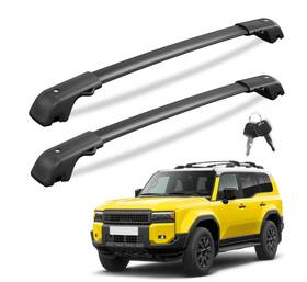 B0dfwgqql6 Kinggeri Roof Rack Cross Bars Toyota Land Cruiser 250 Lexus Gx550 2024-25 With Raised Rails