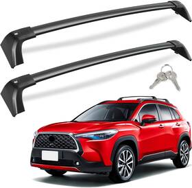 Kg2-a105 Kinggeri Lockable Roof Rack Cross Bars For Toyota Corolla 2022-2025 260lbs